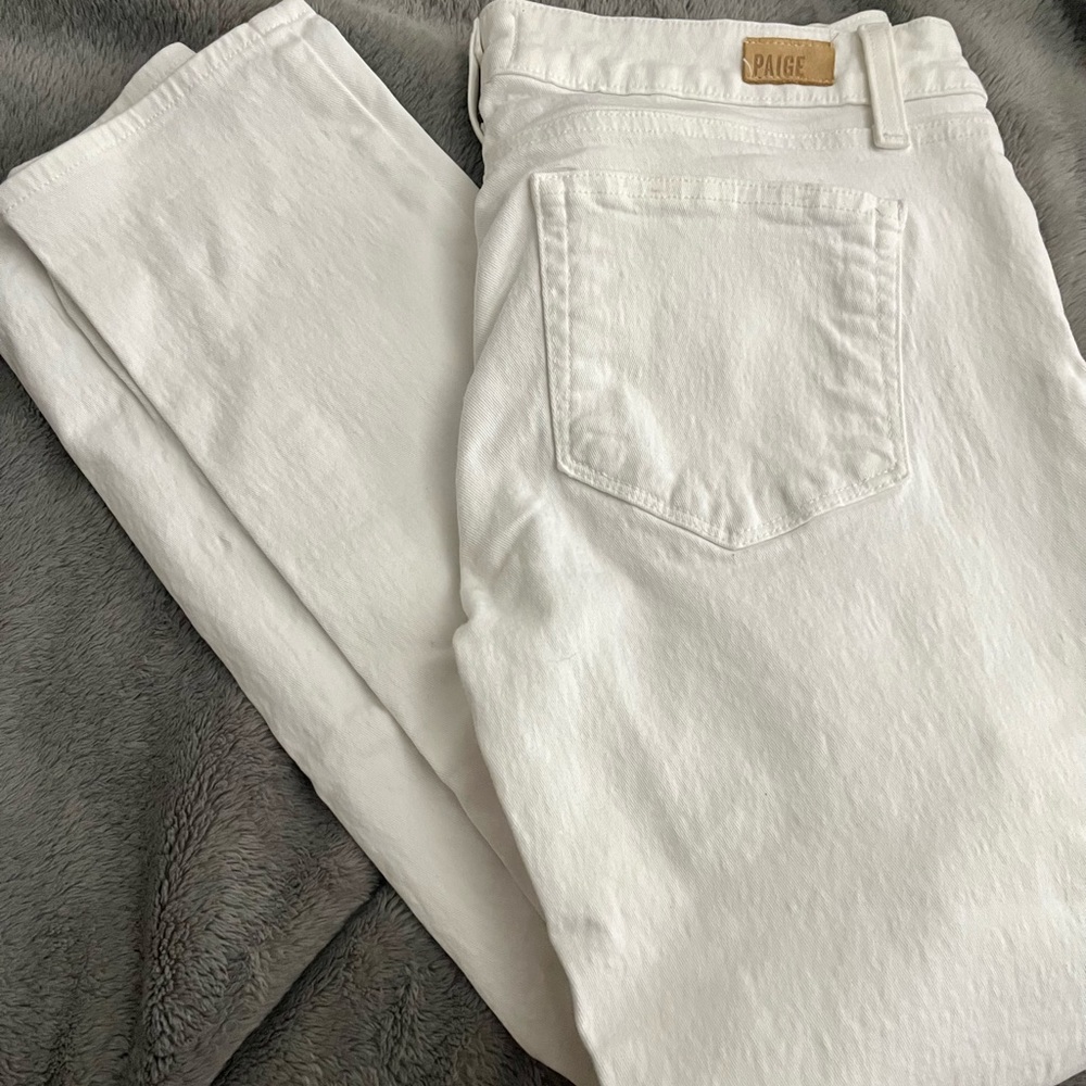 White Paige Kylie crop Jeans size 28
